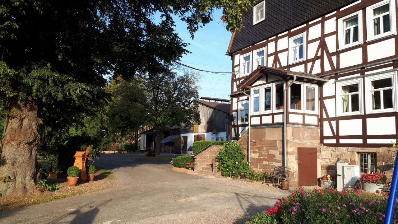 Ferienhof Papiermuehle ฮอฟไกส์มาร์ ภายนอก รูปภาพ